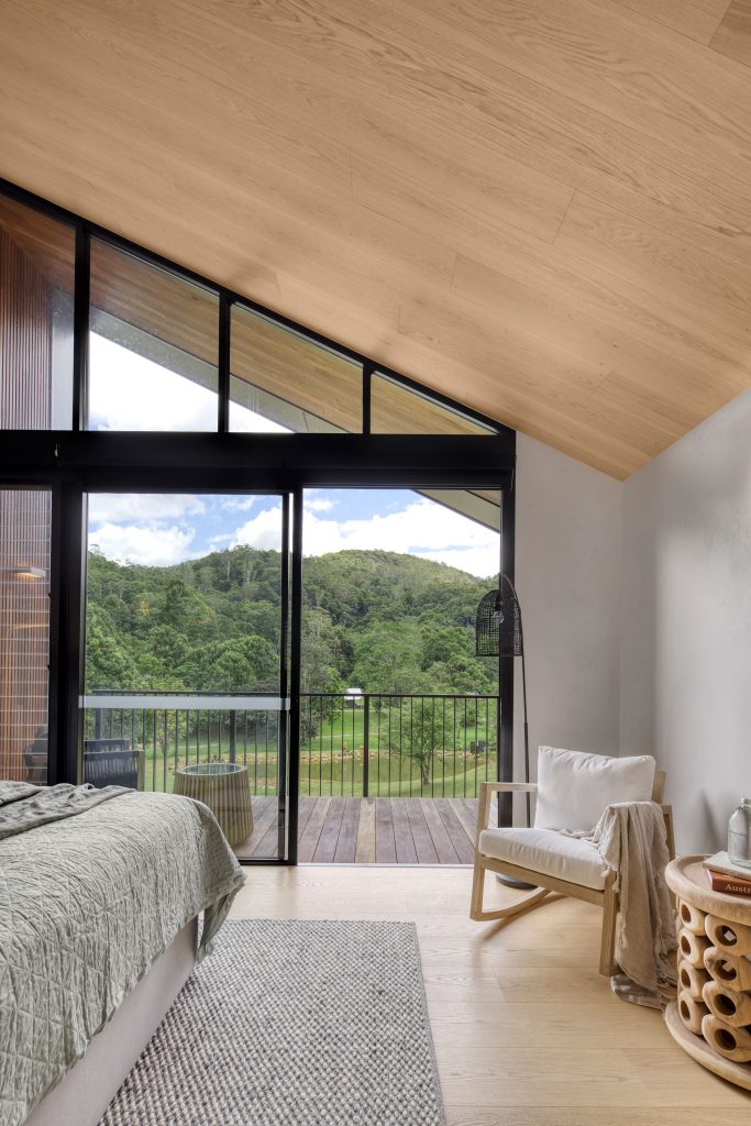 Cosy vibes with timber  flooring at Eden Health Retreat