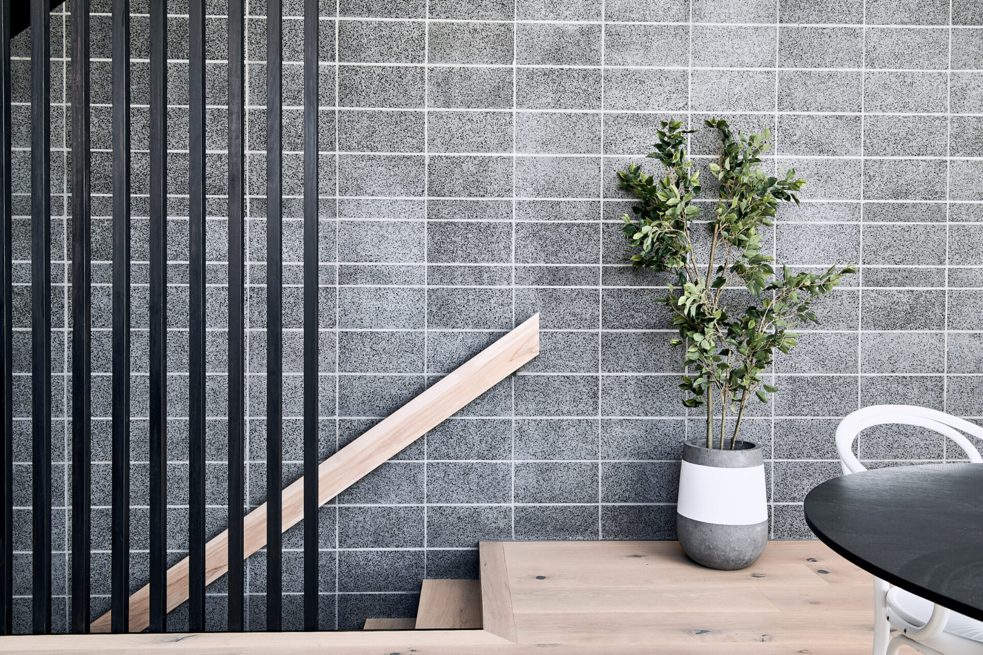 light timber stairs by Kustom Timber
