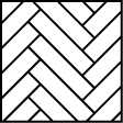 Herringbone parquetry