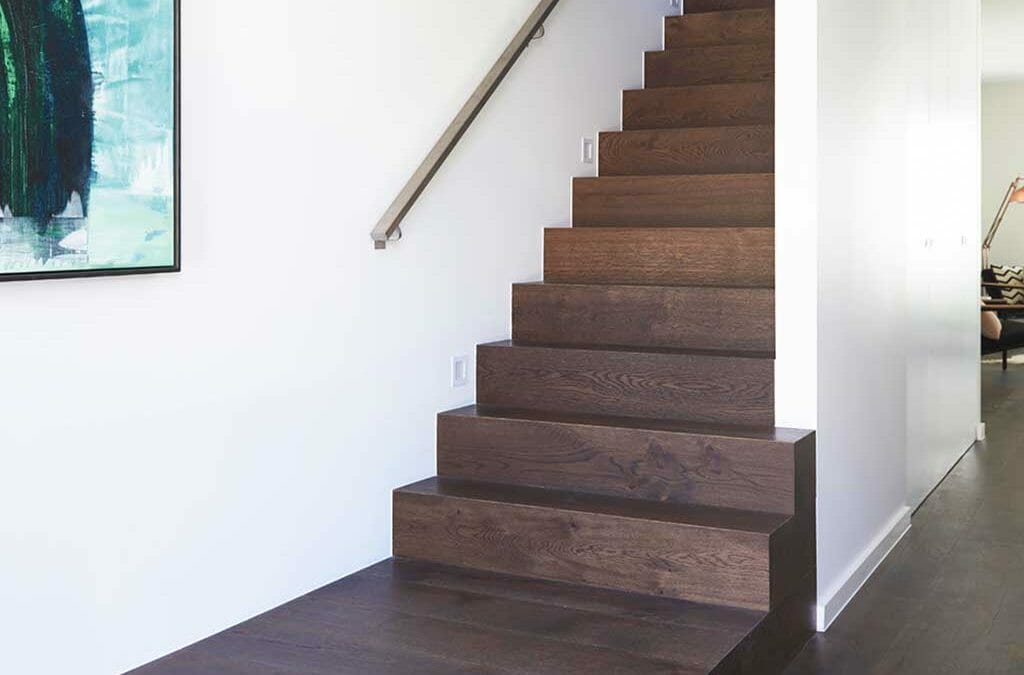 timber flooring and stairs