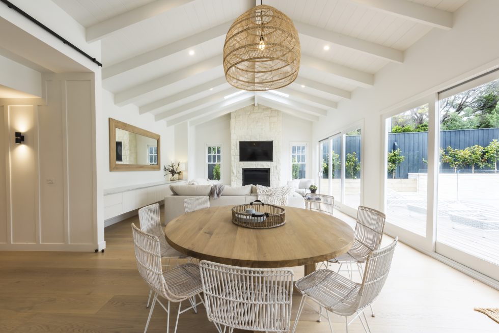 Light or dark wooden flooring