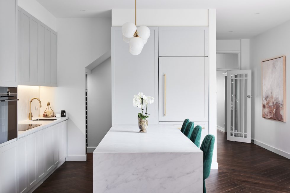 Furniture color with dark timber flooring