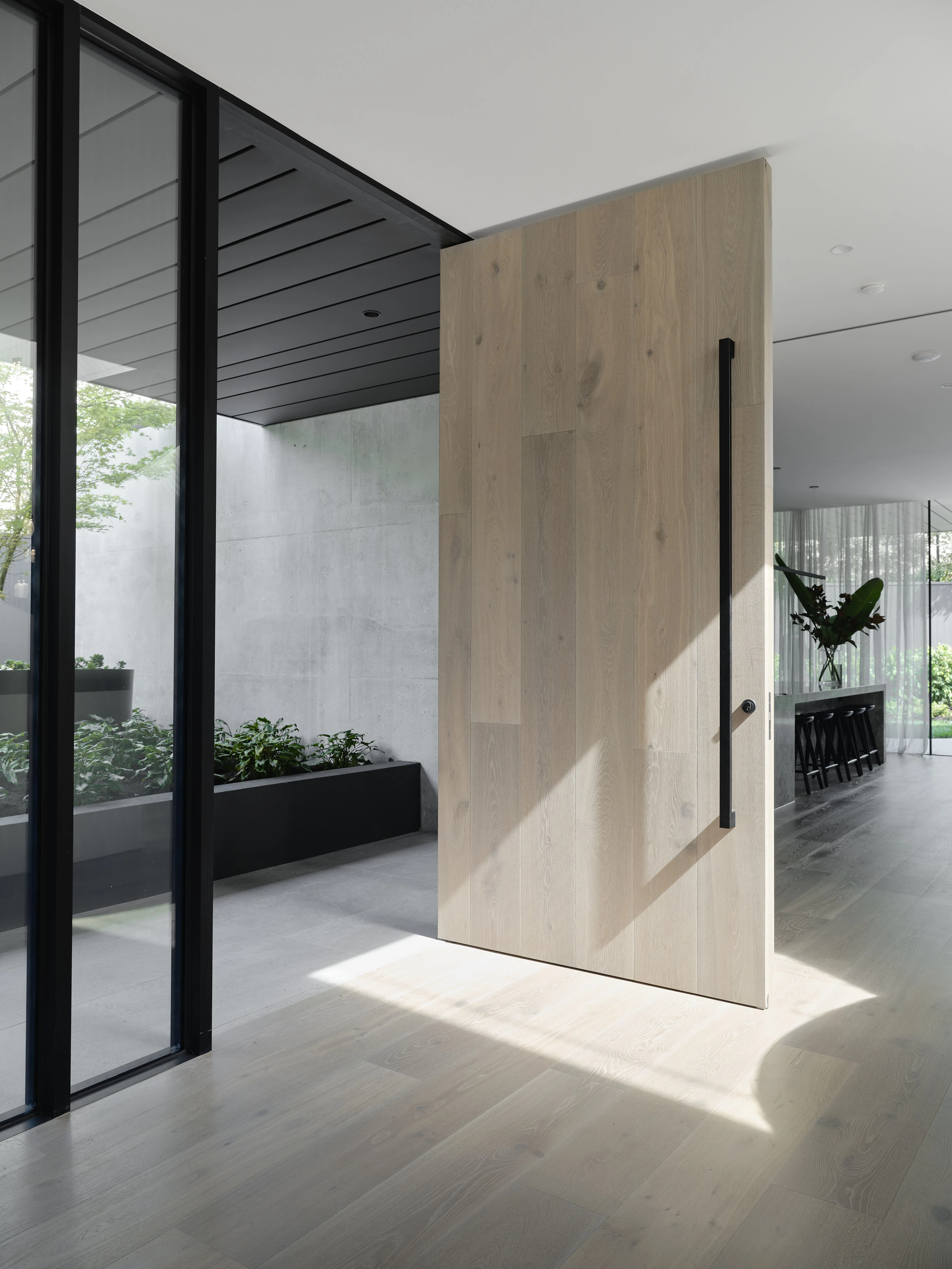 timber clad doors