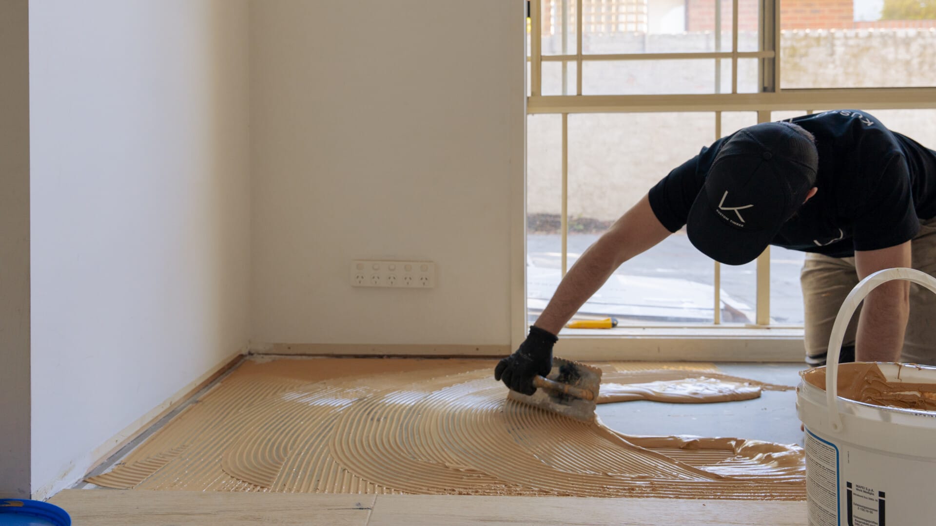 Kustom Timber floor installation